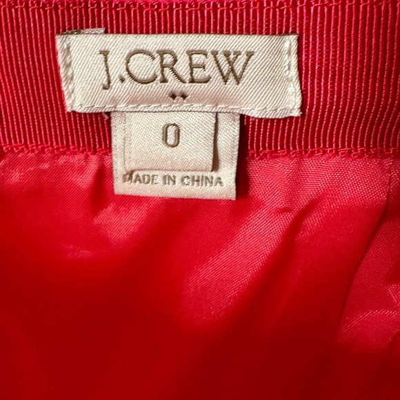 J Crew Flare A-Line Neon Pink Mini Skirt Size 0 - Picture 8 of 12